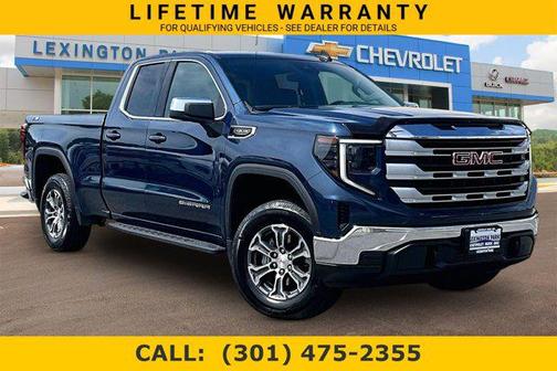 Pacific Blue Metallic 2023 GMC Sierra 1500 SLE