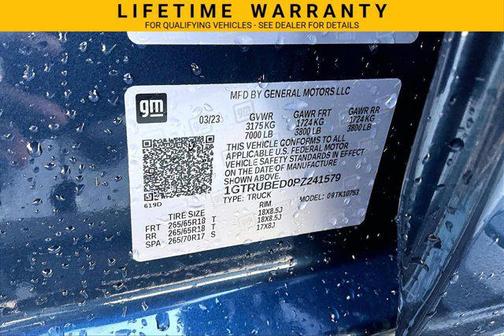 Pacific Blue Metallic 2023 GMC Sierra 1500 SLE