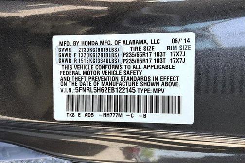 2014 Honda Odyssey EX-L