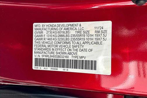 2025 Honda Odyssey Elite