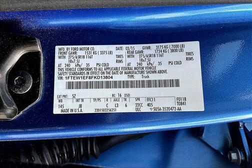 2015 Ford F-150 XLT