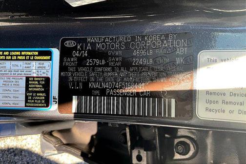 2015 Kia Cadenza Premium