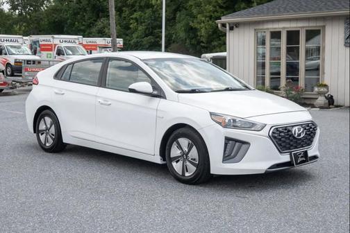 Ceramic White 2020 Hyundai IONIQ Hybrid Blue