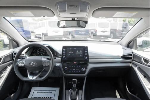 Ceramic White 2020 Hyundai IONIQ Hybrid Blue