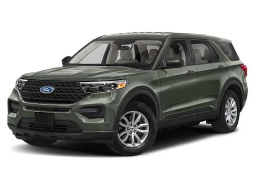 Forged Green Metallic 2023 Ford Explorer Base 4WD