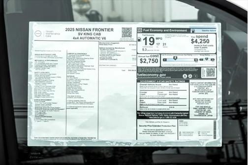 2025 Nissan Frontier SV