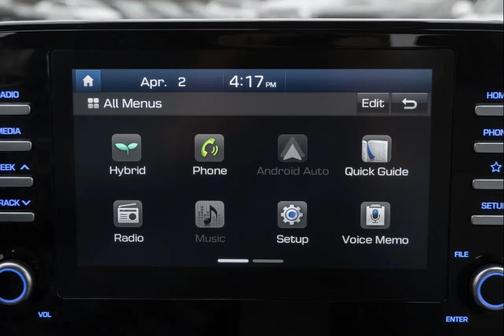Amazon Gray 2020 Hyundai IONIQ Hybrid Blue