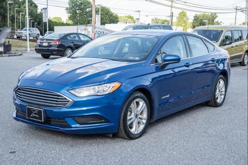Lightning Blue 2018 Ford Fusion Hybrid S