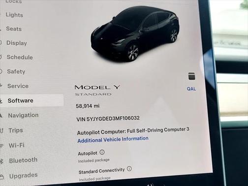 2021 Tesla Model Y Standard Range Rear-Wheel Drive