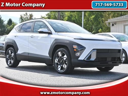 Atlas White 2025 Hyundai KONA SEL