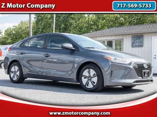 Summit Gray 2018 Hyundai IONIQ Hybrid Blue