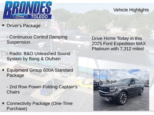 Dark Matter Gray Metallic 2025 Ford Expedition Platinum