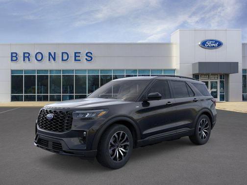 Agate Black Metallic 2026 Ford Explorer ST-Line
