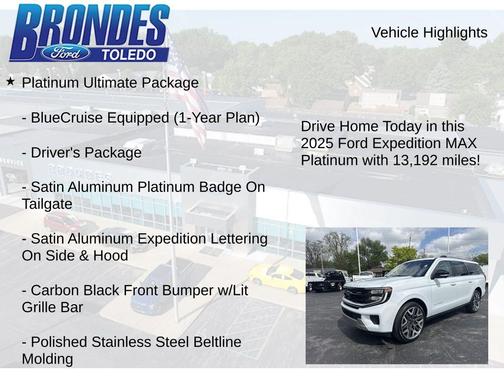 Space Silver Metallic 2025 Ford Expedition Platinum