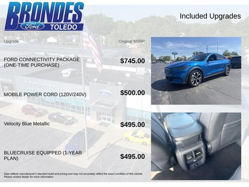 Blue Metallic 2025 Ford Mustang Mach-E Select