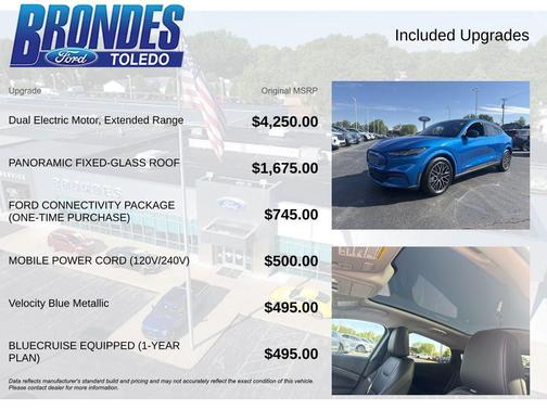 Blue Metallic 2025 Ford Mustang Mach-E Premium