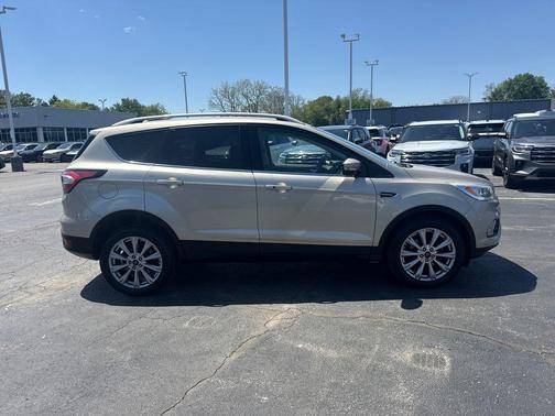 White Gold Metallic 2017 Ford Escape Titanium