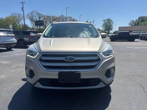 White Gold Metallic 2017 Ford Escape Titanium
