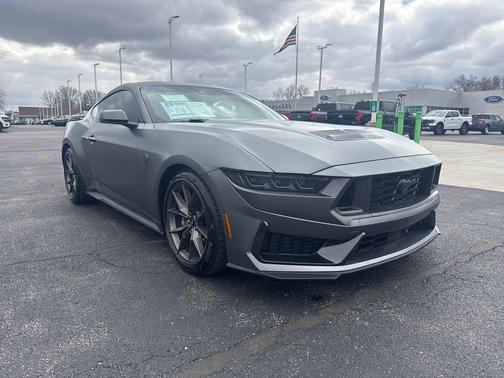 Carbonized Gray Metallic 2025 Ford Mustang Dark Horse