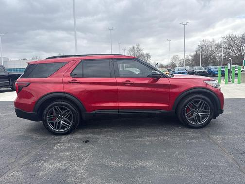 Rapid Red Metallic Tinted Clearcoat 2025 Ford Explorer ST