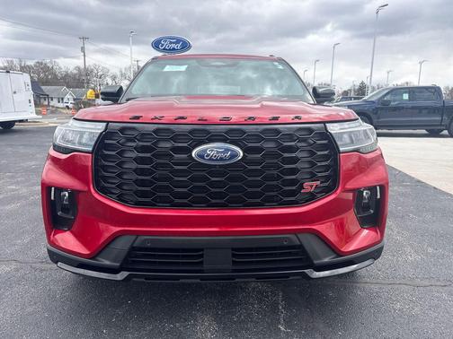 Rapid Red Metallic Tinted Clearcoat 2025 Ford Explorer ST