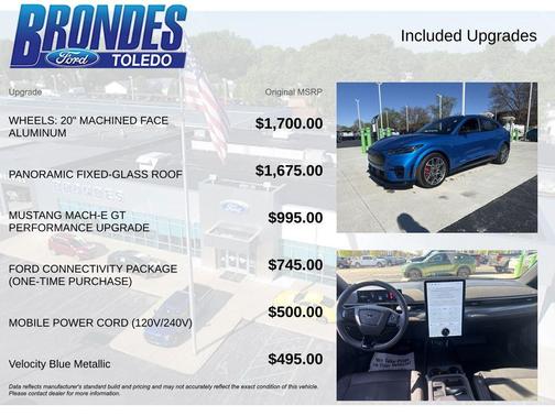 Velocity Blue Metallic 2025 Ford Mustang Mach-E GT