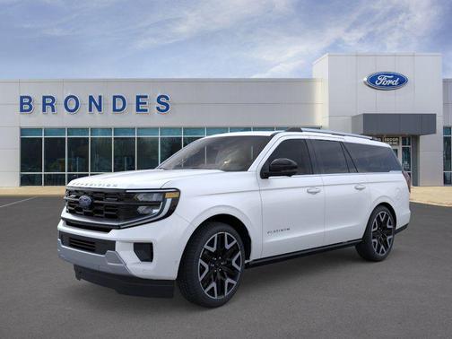 Star White Metallic Tri-Coat 2026 Ford Expedition Max Platinum