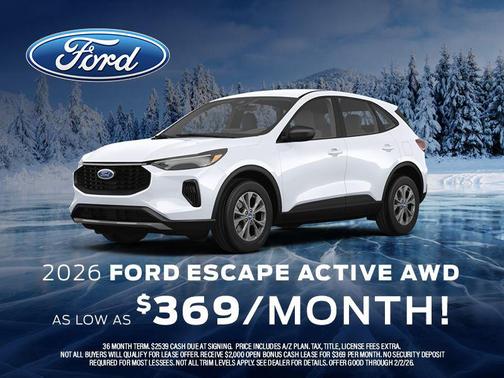 2026 Ford Escape Active