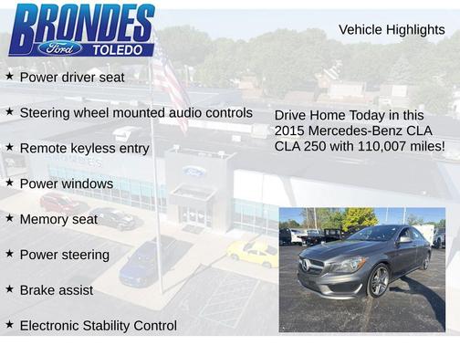 Polar Silver Metallic 2015 Mercedes-Benz CLA-Class 4MATIC