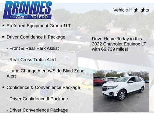 Summit White 2022 Chevrolet Equinox 1LT
