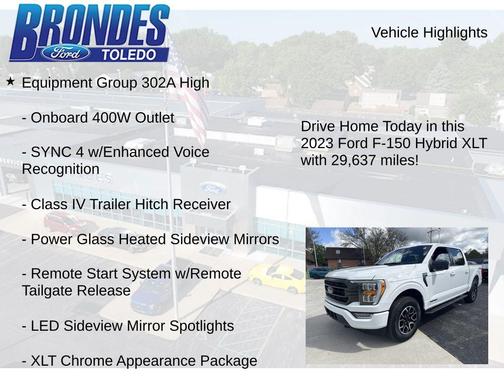 Oxford White 2023 Ford F-150 XLT