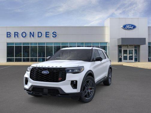 Star White Metallic Tri-Coat 2026 Ford Explorer ST