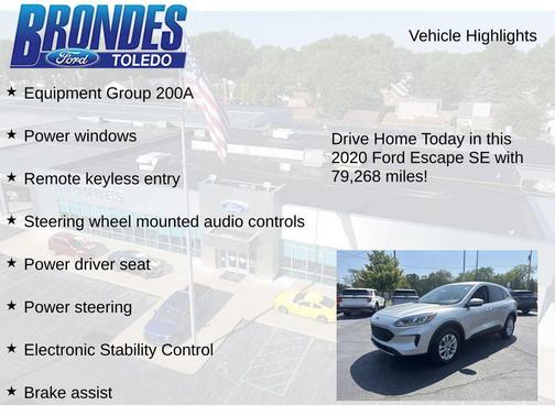 Ingot Silver Metallic 2020 Ford Escape SE