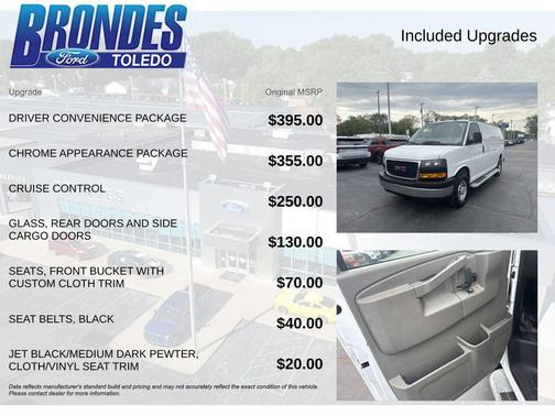Summit White 2024 GMC Savana 2500 Work Van
