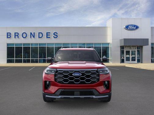 Rapid Red Metallic Tinted Clearcoat 2026 Ford Explorer Platinum