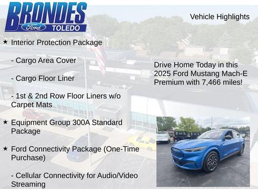 Velocity Blue Metallic 2025 Ford Mustang Mach-E Premium