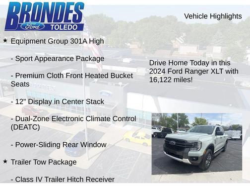 Cactus Gray 2024 Ford Ranger XLT