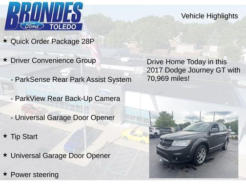 Granite Crystal Metallic Clearcoat 2017 Dodge Journey GT