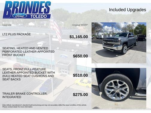 Slate Gray Metallic 2016 Chevrolet Silverado 1500 LTZ