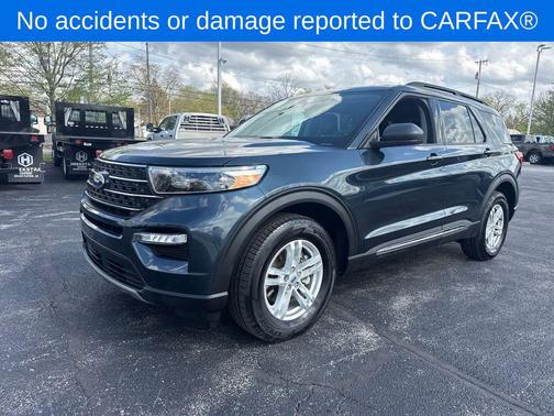 Blue Metallic 2024 Ford Explorer XLT