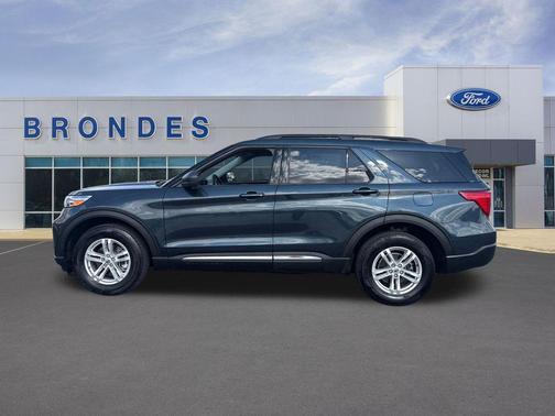 Blue Metallic 2024 Ford Explorer XLT