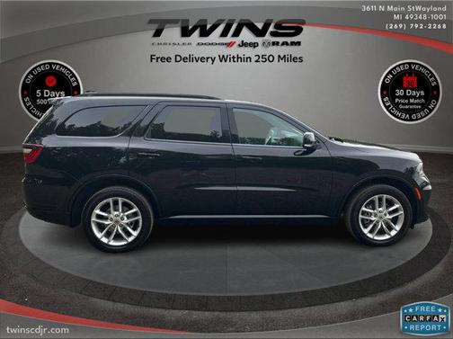 DB Black Clearcoat 2023 Dodge Durango GT Premium AWD