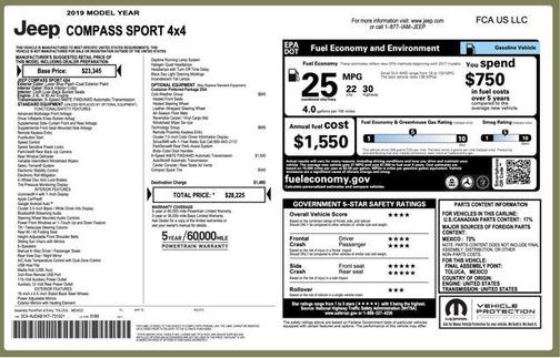 2019 Jeep Compass Sport