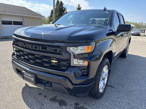 Black 2024 Chevrolet Silverado 1500 Custom