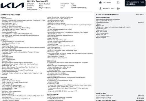 2022 Kia Sportage LX