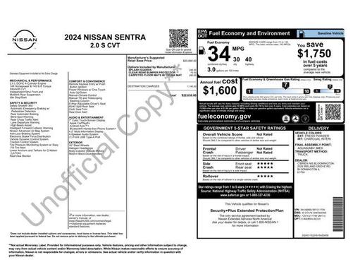 2024 Nissan Sentra S