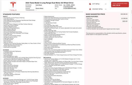 2023 Tesla Model 3 Long Range