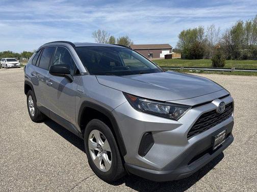 Silver Sky Metallic 2021 Toyota RAV4 Hybrid LE
