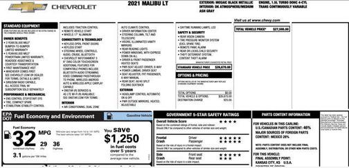 2021 Chevrolet Malibu FWD LT