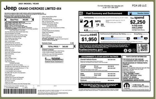 2021 Jeep Grand Cherokee Limited